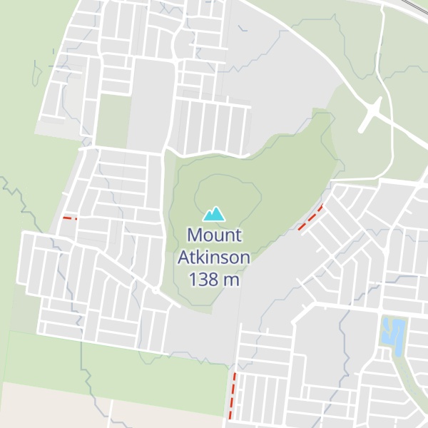 Map of Mount Atkinson