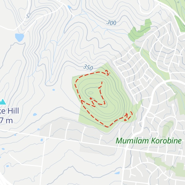 Map of Mount Holden