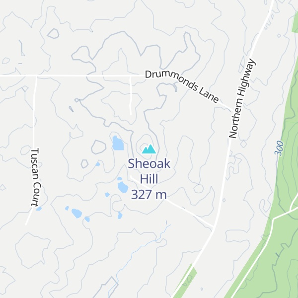 Map of Sheoak Hill