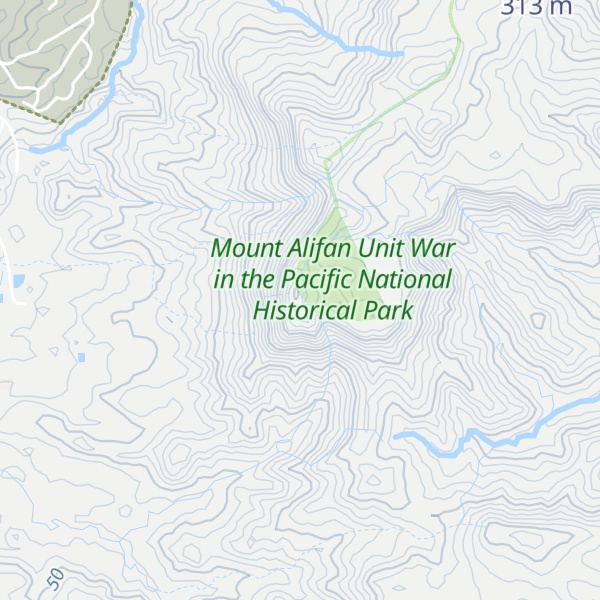 Map of Mount Tenjo
