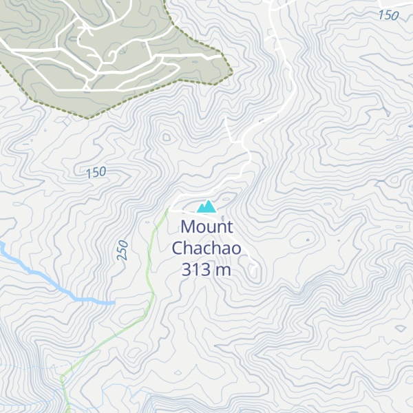 Map of Mount Chachao