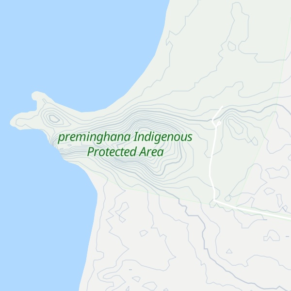 Map of Mount Cameron West