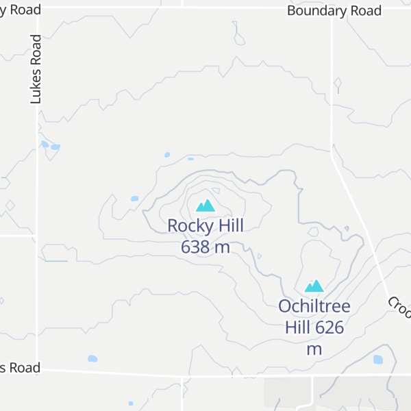 Map of Rocky Hill