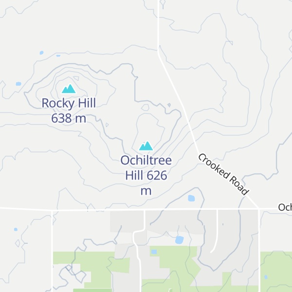 Map of Ochiltree Hill