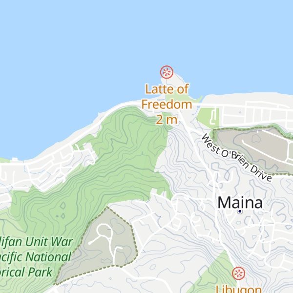 Map of Sabanan Adelup