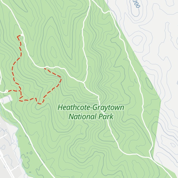 Map of McIvor Range