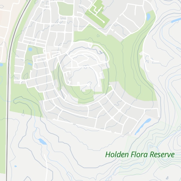 Map of Jacksons (Sunbury) Hill