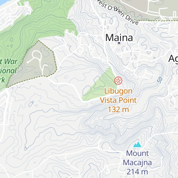 Map of Nimitz Hill