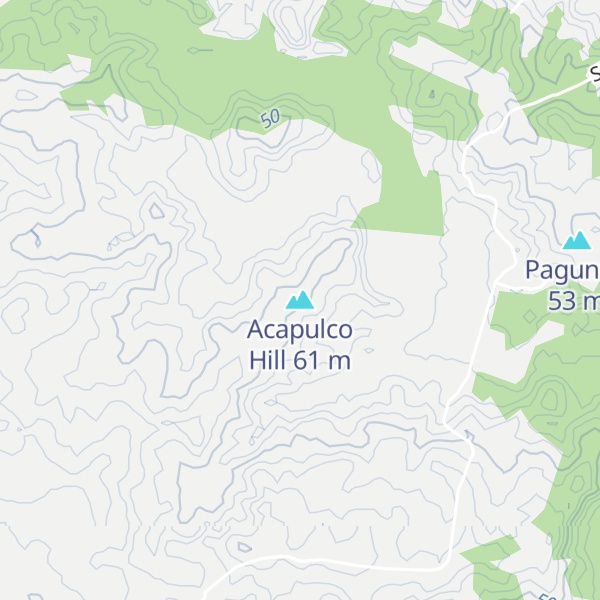 Map of Acapulco Hill