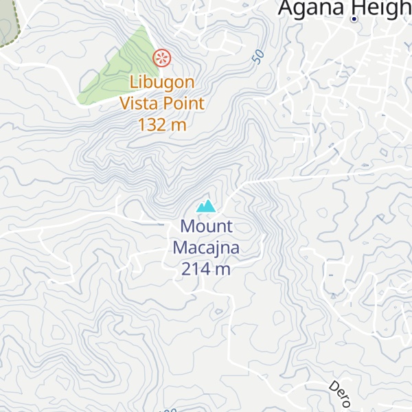 Map of Mount Macajna