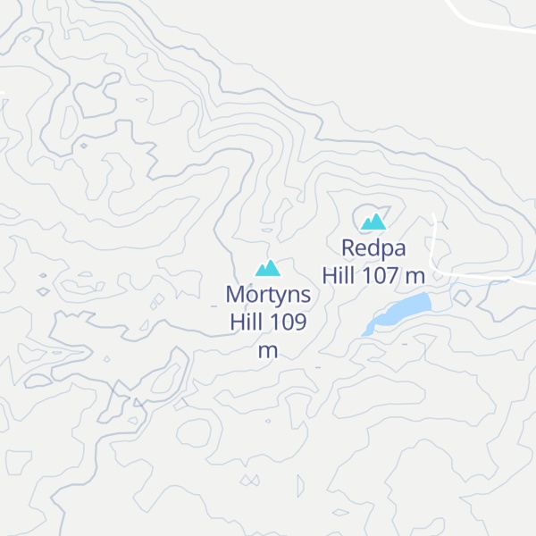 Map of Mortyns Hill