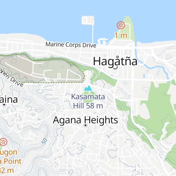 Map of Kasamata Hill