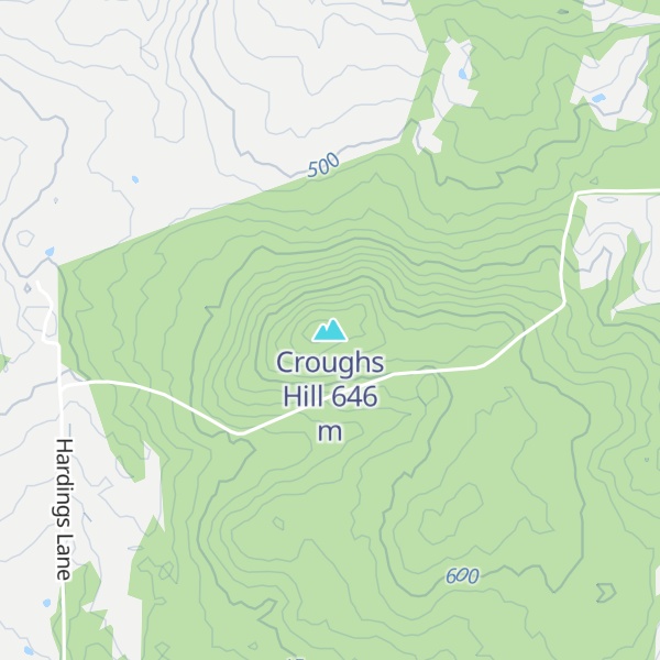 Map of Croughs Hill