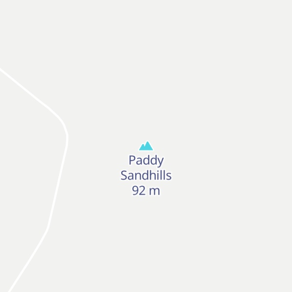 Map of Paddy Sandhills