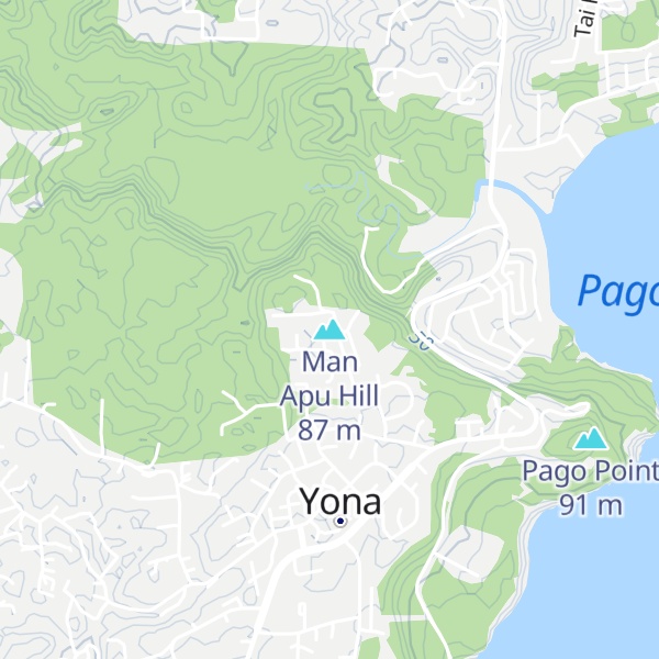 Map of Man Apu Hill