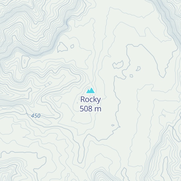 Map of Rocky