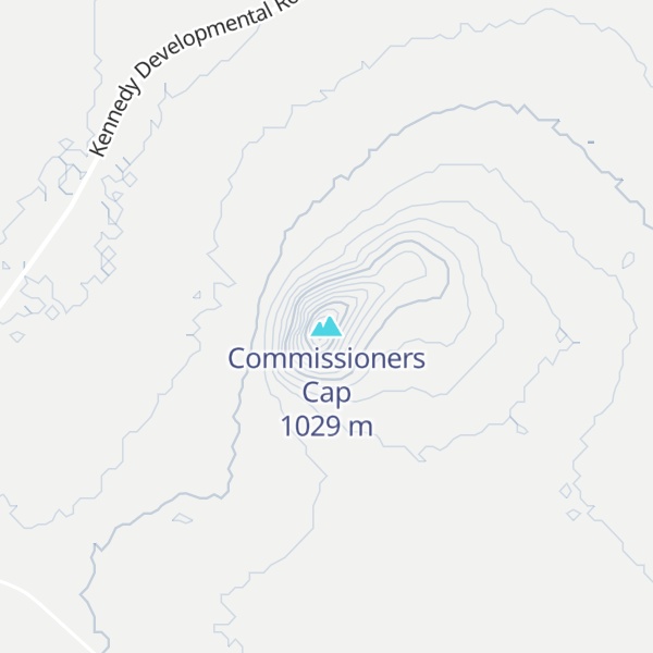 Map of Commissioners Cap