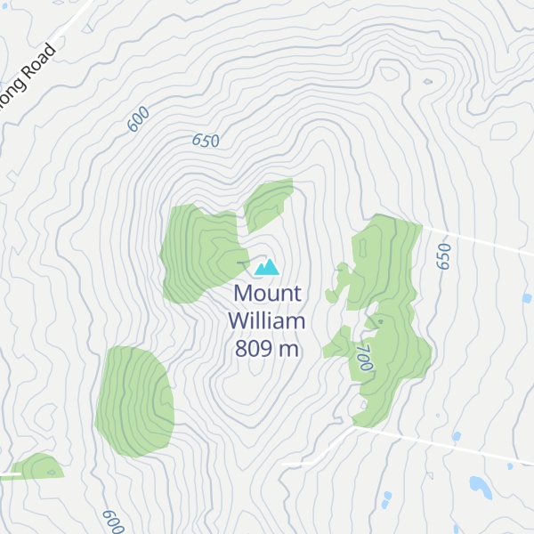Map of Mount William