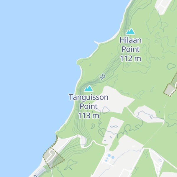 Map of Tanguisson Point