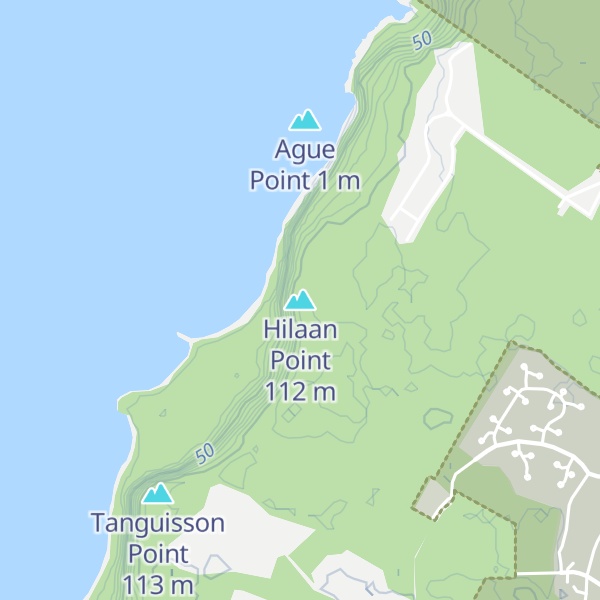Map of Hilaan Point