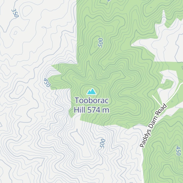 Map of Tooborac Hill