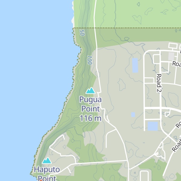 Map of Pugua Point
