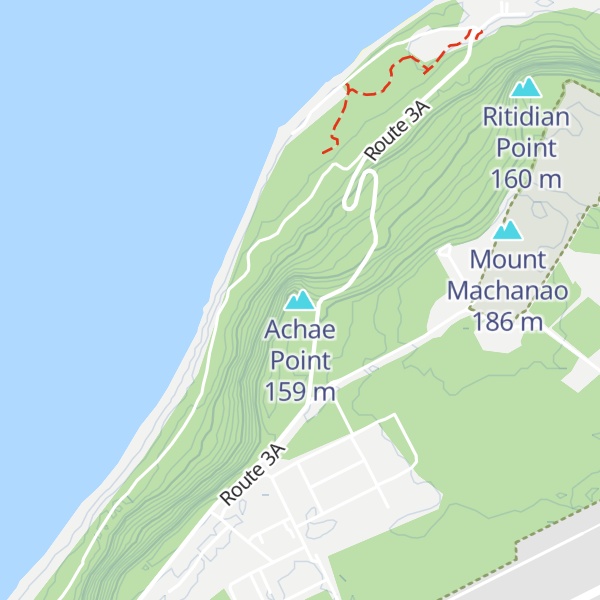 Map of Achae Point