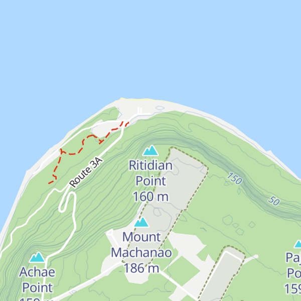Map of Ritidian Point