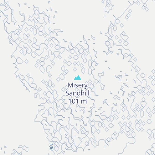 Map of Misery Sandhill
