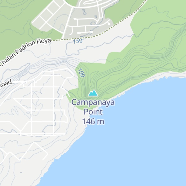 Map of Campanaya Point
