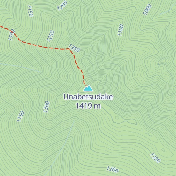 Map of Unabetsudake