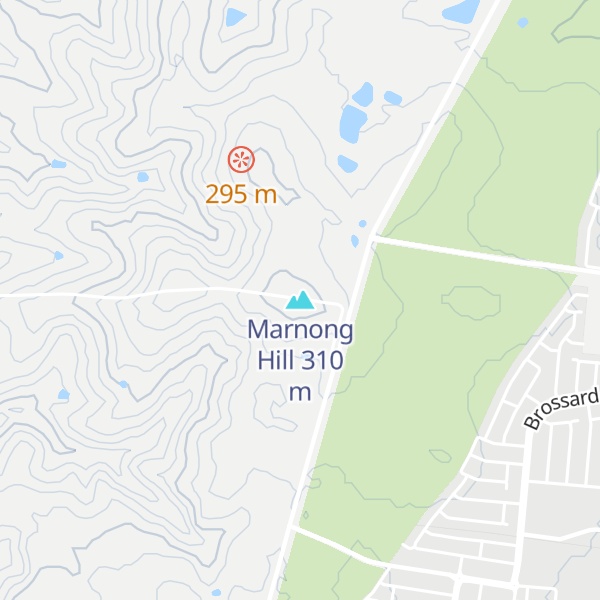 Map of Marnong Hill