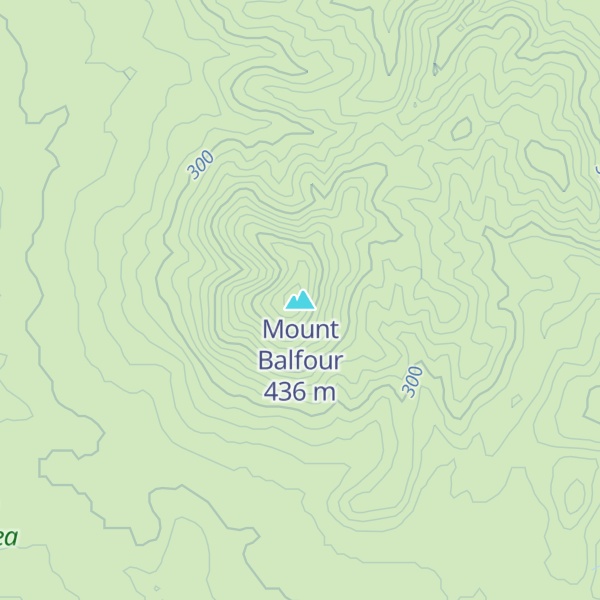 Map of Mount Balfour
