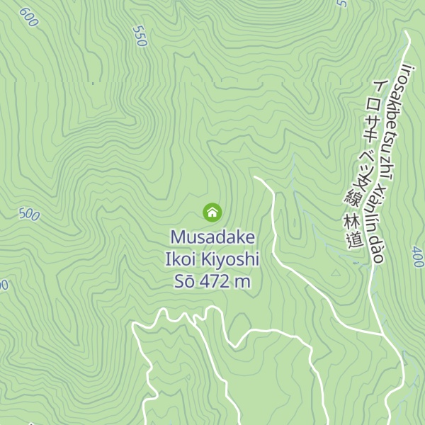 Map of Musadake Ikoi Kiyoshi Sō