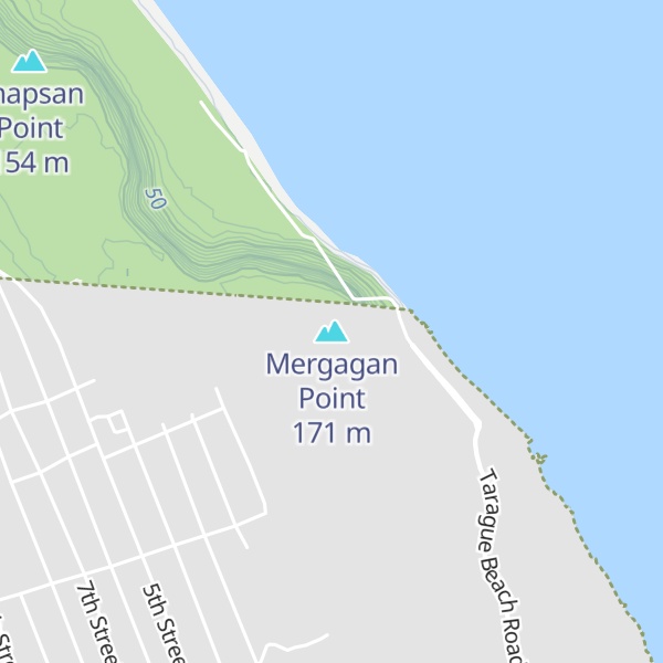 Map of Mergagan Point