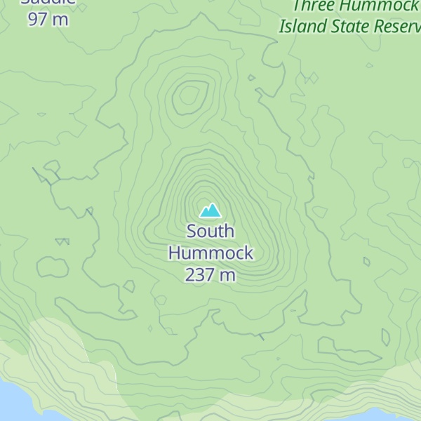 Map of South Hummock