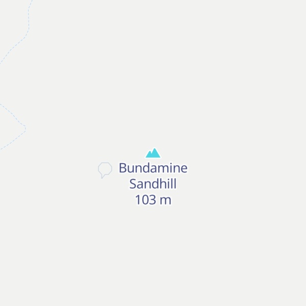 Map of Bundamine Sandhill