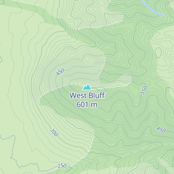 Map of West Bluff