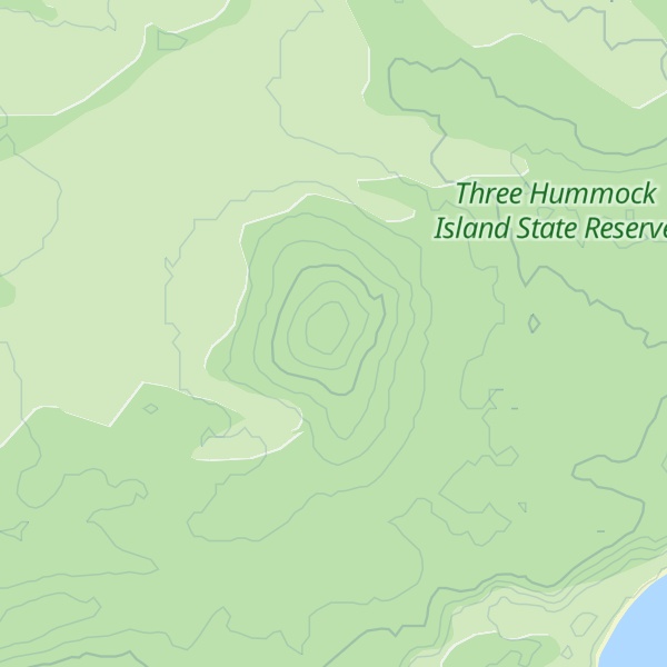 Map of Middle Hummock