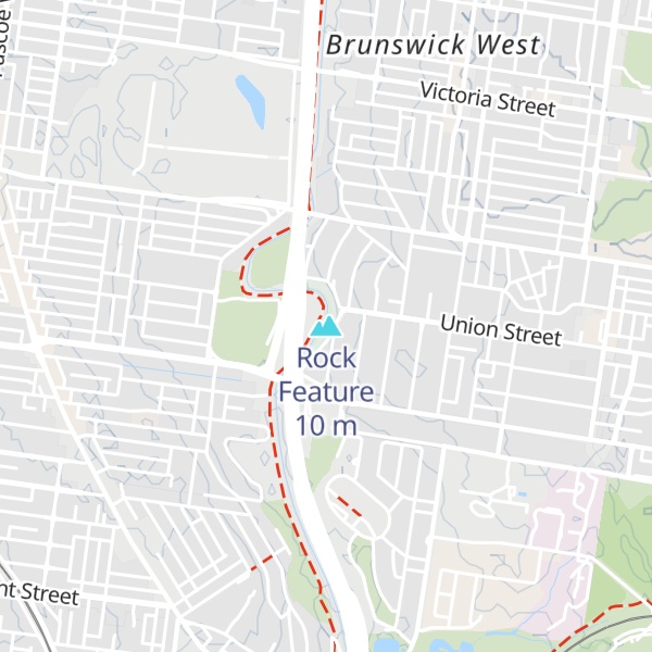Map of Rock Feature
