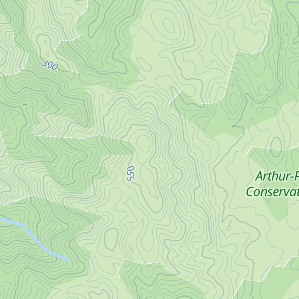 Map of Mount Lily