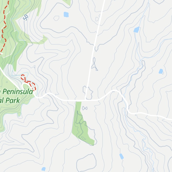 Map of Corkscrew Hill
