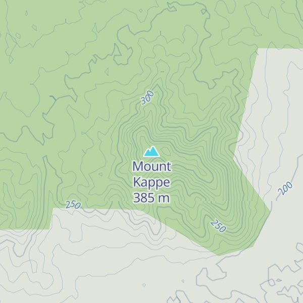 Map of Mount Kappe