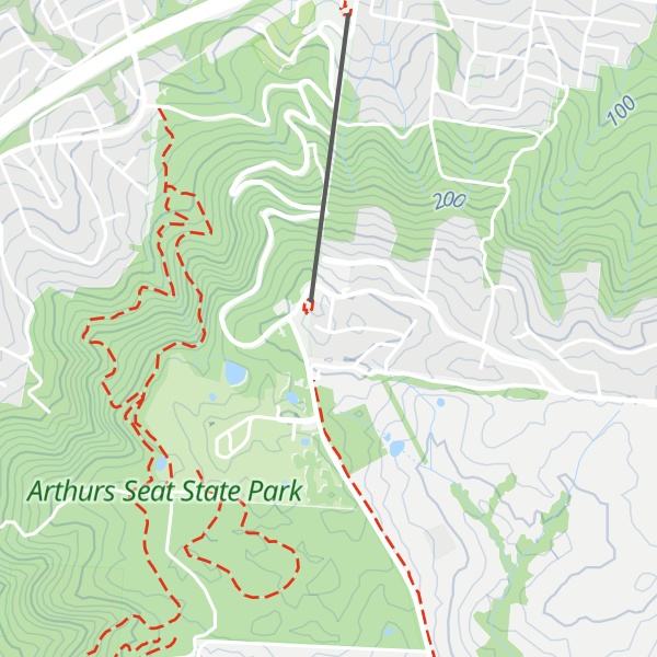 Map of Arthurs Seat
