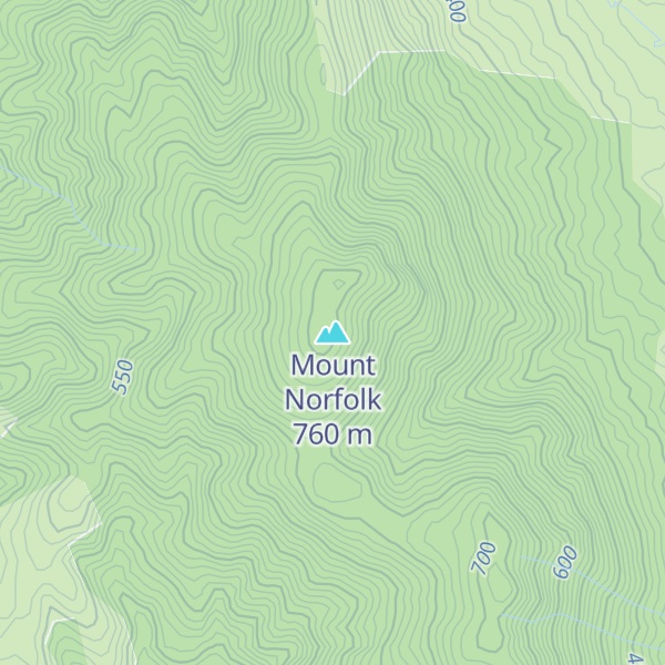 Map of Mount Norfolk