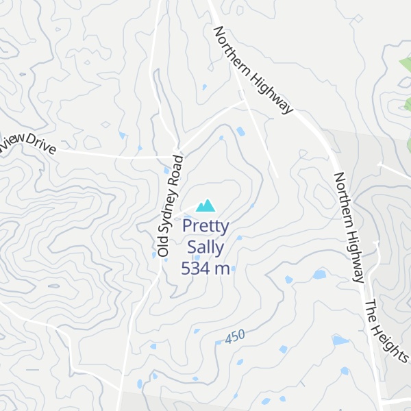 Map of Pretty Sally