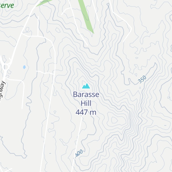 Map of Barasse Hill