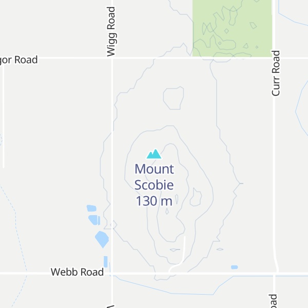 Map of Mount Scobie