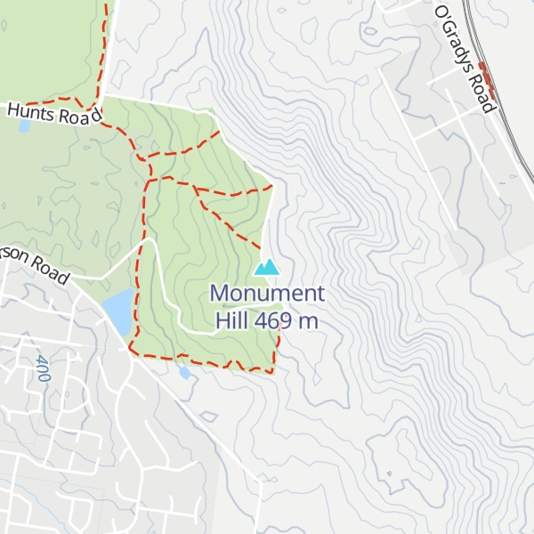 Map of Monument Hill
