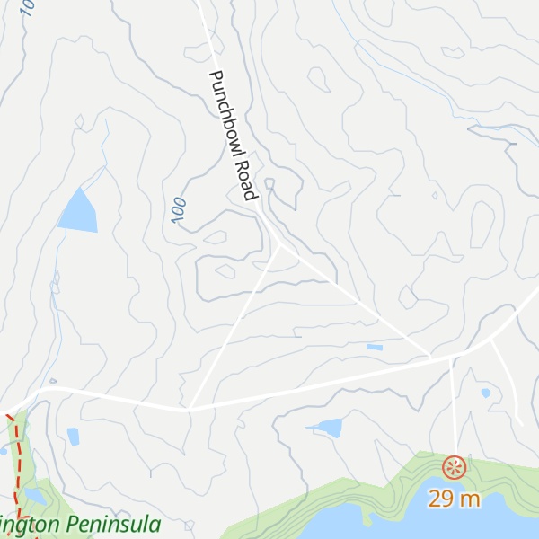 Map of Devils Punchbowl